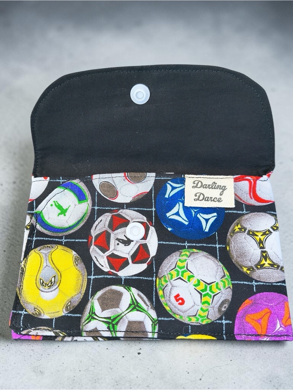 Soccer Theme Kids Wallet Gift Card Holder New Handmade by Darling Darce